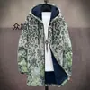2025 Europeo y Americano Transfronterizo Nuevo Impresión Personalizada 3D Otoño e Invierno Moda Cálida Chaqueta de Pareja con Capucha Chaqueta de Algodón para Hombre