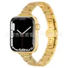 Adecuado para Apple Watch S11 Generación Se10/987 Correa de Reloj para Mujer con Purpurina Pequeña de Tres Bolas Correa de Metal para Reloj