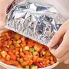 Cubierta de aislamiento alimentario de papel de aluminio, cubierta de aislamiento para mesa de comedor, película de aislamiento y conservación para cocina