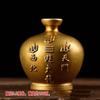 Botella de dragón de latón antiguo al por mayor para evitar incendios, decoración de la suerte, adornos de dragón, para cocina, Tianmen, maestro masculino