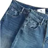 ¡Serie Etiqueta Dorada! Ajuste clásico recto y slim, elasticidad en cuatro direcciones, bloques de color, jeans rectos bordados inspirados en lo vintage para mujer, colección de otoño