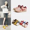 Tênis de Treino Alemão Feminino em Couro Genuíno com Aumento de Altura Oculto, Versátil, Leve, com Solado Macio, Tênis Esportivo Casual, Sapatos Femininos com Aumento de Altura Oculto