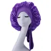[Gorro de Ducha Monocromático de una Sola Capa] El Popular Gorro de Seda Artificial con Lazo de Cinta de Satén de Amazon