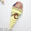 Juguete de Comida Artificial Grande Cono de Helado DIY Pegamento de Crema Joyería de Resina Accesorios para el Cabello Cadena de Teléfono Móvil Colgante Material