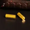 Accesorios DIY de Oro Vietnamita de larga data, cuentas de barril con proverbios de seis palabras, cuentas espaciadoras, collar, cuentas de transferencia con cordón de cuentas, para mujer