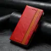Funda de Piel para Teléfono con Ranura para Tarjeta, Estilo de Negocios, Modelos Empalmados A25E/A56/A36/A55 para Samsung A57/A17