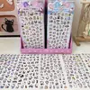 Nuevas pegatinas creativas de HelloKT con forma de hibisco, pegatinas decorativas lindas y de moda de alto valor para decoración casual