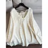 Novo Produto 2026: Suéter de Tricô Longo com Cadarço Reversível para Mulheres, Adequado para Camadas, Atacado H15ES7112