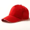 Gorra de béisbol logo personalizado bordado visera de pato gorra publicitaria gorra de malla voluntarios Estudiantes de primaria gorra amarilla pequeña personalizado venta al por mayor