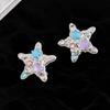 Pinza Lateral de Corazón para Niña Pinza para el Cabello de Estrella con Pedrería Super Brillante Estilo de Lujo Ligero Gama Alta Pinza para Flequillo Accesorios para el Cabello Completamente de Diamante Nuevo 2024