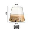 Vaso de Cristal Estilo Japonés Monte Fuji Vaso para Café Latte Helado Estilo Ins para Uso Doméstico Vaso para Bebida Fría Leche Jugo Agua