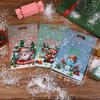 Saco com Fecho Autoadesivo Fofo de Desenho Animado Floco de Neve Crocante Nougat Biscoitos Doces Lanches Embalagem para Assar Presente