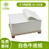 Material en Rollo de Papel Kraft Blanco de Guangdong, Rollo Completo, Empaque Ecológico, Monolúcido, Grado Alimenticio, No Fluorescente, Material Base de Papel Kraft Blanco Nieve