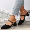 Pantuflas de Piel Sintética para Adultos en Negro y Blanco Roto Versátiles y de Moda En Stock