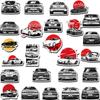 Juego de 50 hojas de pegatinas de grafiti japonés para coches modificados JDM, pegatinas de coches de carreras, pegatinas adhesivas impermeables para equipaje