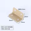 Fijador Personalizado de Ángulo Recto de 90 Grados Escuadra en L Pieza de Conexión Fija para Gabinete Accesorios de Ferretería para Muebles