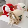 Gorro de Bebé Otoño e Invierno Nuevo Bebé Niña Caliente Gorro Pullover Estilo Extranjero Protección para Orejas de Niña Gorro de Felpa de Princesa