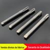 Martelo elétrico cinzel liga de quatro poços alça quadrada cabeça chata parede de tijolo de concreto alvenaria entalhando cinzel de ponta de cabeça redonda de dois poços e duas ranhuras