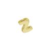 Popular Latón Dorado 18K Brillante Globo Burbuja DIY 26 Colgante Collar Inglés