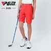 Pgm Pantalones de Golf Shorts de Golf para Niños Verano Cintura Elástica Infantil Pantalones Deportivos Suministro Directo de Fábrica