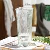 Vaso de Vidro com Padrão de Geleira Escandinava Moderno Simples Vaso de Flores Hidropônicas Criativo Decorativo de Mesa Enfeites de Flores Secas