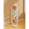 Rack de Armazenamento para Basquete Doméstico Interno Simples de Chão Dobrável Rack de Armazenamento para Futebol Vôlei Rack de Armazenamento para Bolas Infantis