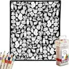 Rkol Manta de Colorir Decoração de Casa DIY Manta Item Quente Transfronteiriço
