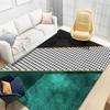 Alfombra de Mesa de Centro para Sala de Estar Estilo Nórdico Ins Moderna Simple Hotel Oficina Tienda Completa Fresca Alfombra de Piso Felpudo