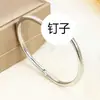 Pulseira de titânio e aço de alta qualidade com diamantes pulseira de aço inoxidável ouro 18k real galvanoplastia em forno pulseira feminina que abre