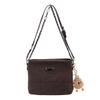 Bolso pequeño vintage esmerilado para mujer, nuevo bolso tipo cubo sencillo de estilo occidental, moderno, con cadena, bandolera para ir al trabajo, 2024