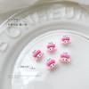 Joyería para Uñas Kulomi Caperucita Roja Explosiones Lindo Perro de Jade Resina de Dibujos Animados Accesorios de Diamantes para Uñas Tridimensionales