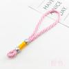 Anillo de plata, cuerda para colgar, bricolaje, joyería pequeña, material hecho a mano, accesorios para colgar en el coche, cuerda para juegos de manos, cuerda para manillar, cuerda trenzada, nudo chino