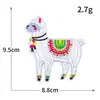 Alpaca Dibujos Animados Bordado Tela Pegatinas Q Animalitos Lindos Bordado de Computadora Pegatinas Parche de Ropa DIY Suministro Transfronterizo