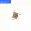 Código de Ángulo Ángulo de Hierro Tablero de Madera Mesa y Silla Armario para Ropa Conector de Fijación Ángulo Recto de 90 Grados Placa Soporte Laminar Tipo L Pequeño