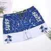 Novos Shorts de Praia Masculinos de Secagem Rápida, Corte Amplo, Tamanho Plus, Shorts Esportivos Casuais Tendência para Natação