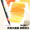 Caneta Marcadora Glitter Colorido Verdadeiro com Ponta Macia para Alunos do Ensino Fundamental, Específica para Artes, Desenho de Jardim de Infância, Caneta Colorida à Base de Água Cintilante, Produto Genuíno