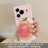 Adequado para Capa de Celular Huawei Pura90 Pro Max, Proteção Completa da Lente, Anti-Queda, Design de Goiaba Cartoon Fofo de Alta Qualidade para Mulheres