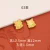 Retenção de cor forte acessórios dourados joias diy ouro antigo contas Sanxingdui padrão de animal contas soltas pulseira com contas