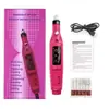 Ventas Directas de Fábrica Transfronterizo Portátil Mini Pluma Eléctrica Pulidora de Uñas Manicura Pulido Lijado Herramienta para Uñas Pulidora Estilo Pluma