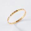 Joyería de Comercio Exterior Transfronterizo Pulsera Hueca Digital de Acero de Titanio Estilo Coreano para Mujer Circonita Acero de Titanio Pulsera con Números Romanos