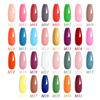 Kit de Cola para Esmalte de Unha Fototerapia de Longa Duração Barbie Transfronteiriço 30 Cores Cola para Esmalte de Unha Especial para Salão de Unhas Cola Base Selante Fototerapia