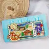 Serie Heilongjiang de Metal Harbin Mohe Pueblo de Nieve Atracción Turística Invernal Souvenirs Imanes para Refrigerador Imanes de Madera