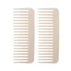 Pente Platinum Fly Retangular de Dentes Largos Mais Vendido Feito de Palha de Trigo, Pente Plano para Pentear Cabelo, Pente Antiestático Feminino