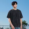 Nova Camiseta Masculina de Verão com Design de Nicho, Manga Curta, Solta, Casual Versátil, Top Masculino