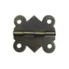 Bisagra de mariposa 018 accesorios para gabinetes y herrajes para cajas de madera bisagra de jaula de pájaros de 90 grados bisagra de tamaño mini galvanizada