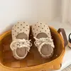 Zapatos de Princesa con Lunares y Lazo para Niñas, Estilo Nuevo Primavera y Otoño 2026, Suela Suave, Zapatos Casuales Versátiles para Niñas Pequeñas