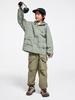 Ropa Infantil DK Ropa de Primavera y Otoño Montaña Exterior Cortavientos de Secado Rápido para Niñas y Niños Abrigo de Rafia para Niños Chaqueta con Capucha