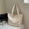 Bolso de Clase y para el Trayecto Diario para Mujer, Nuevo Bolso de Tela de Moda Tendencia Primavera 2026, Bolso de Hombro, Gran Capacidad, Bolso Tote Ligero