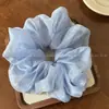 Goma para el pelo de organza de color brillante extra grande estilo chica dulce celebridad de internet Cuerda para moño de pelo de moda versátil