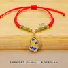 Pulsera Simple de Hilo Rojo de la Suerte para el Año del Caballo, Hilo Sencillo para la Buena Fortuna, Pulsera de Hilo Rojo para el Festival del Bote del Dragón, Pulsera de Hilo de Cinco Colores, Pulsera para Bebé